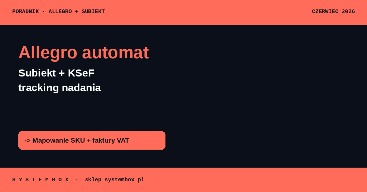 Allegro Subiekt automatyzacja