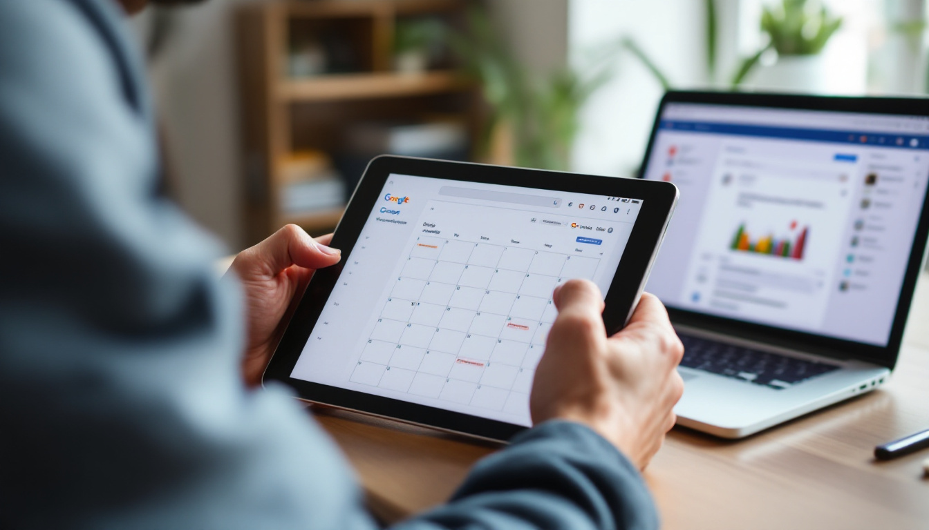 Entrepreneur using Google Calendar