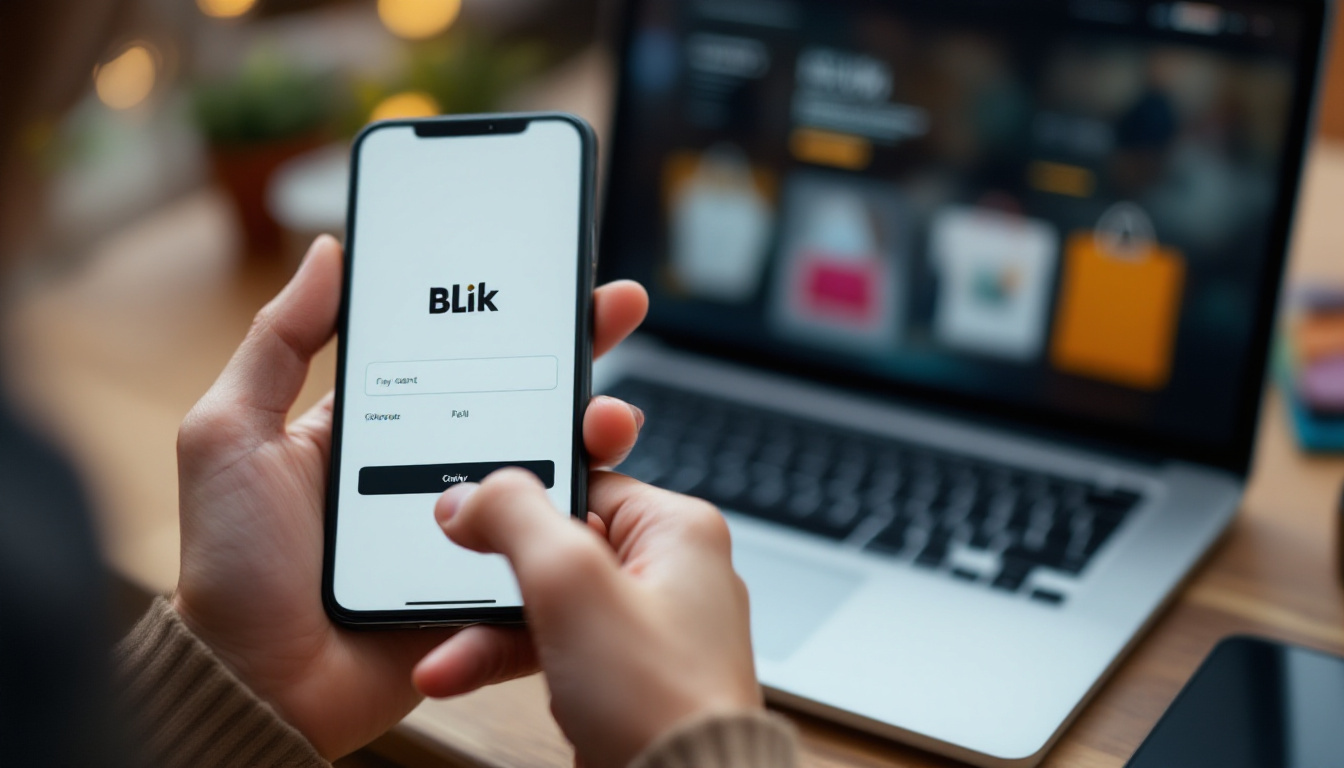 BLIK payment on smartphone