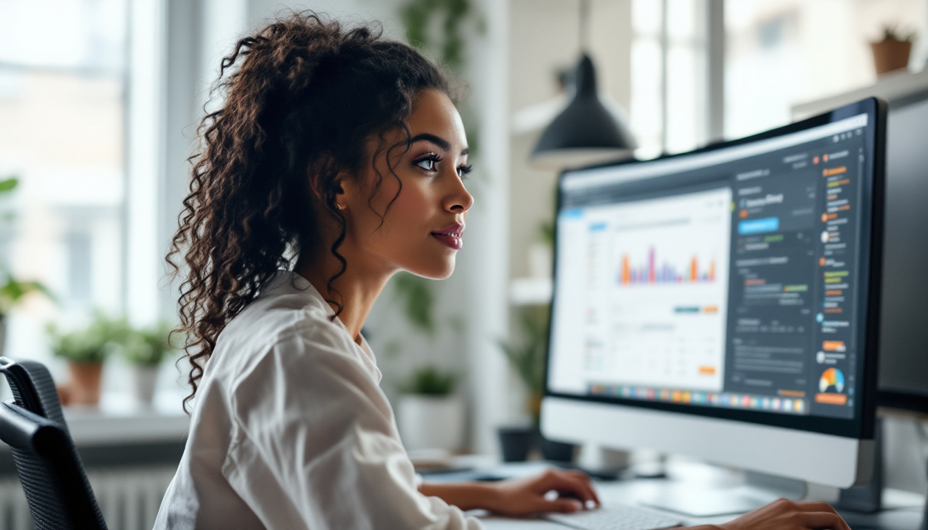 Web developer with WordPress dashboard