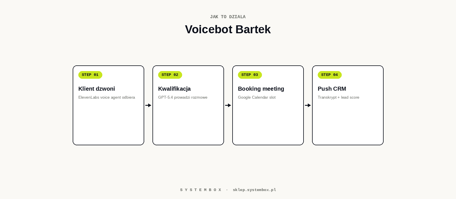 Voicebot Bartek workflow