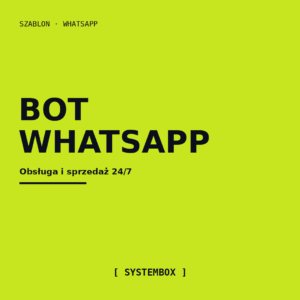 Bot WhatsApp — odpowiada klientom 24/7 (obsługa · sprzedaż · umawianie)