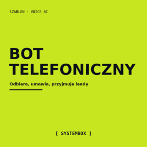 Bot telefoniczny — odbiera, umawia spotkania i przyjmuje leady 24/7