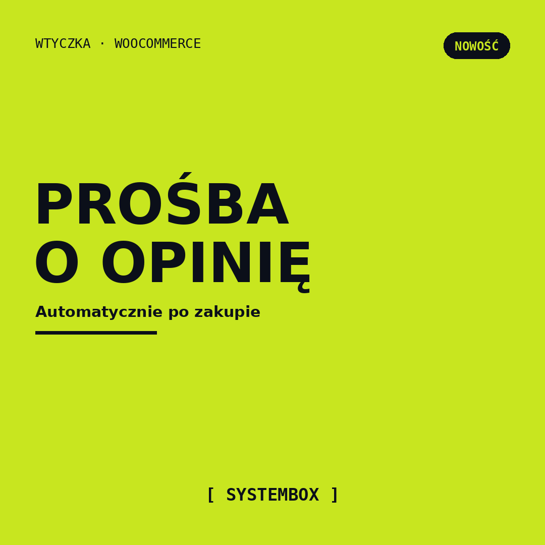 Auto-prośba o opinię po zakupie — wtyczka WooCommerce